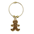 Stock Christmas Wine Charms- Gingerbread Man